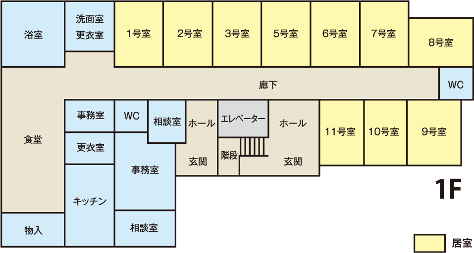 一階館内図
