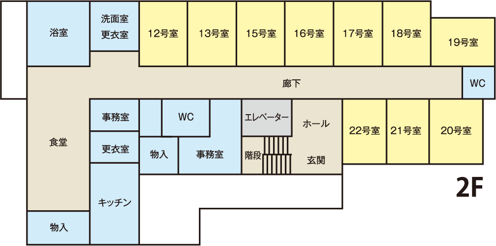二階館内図